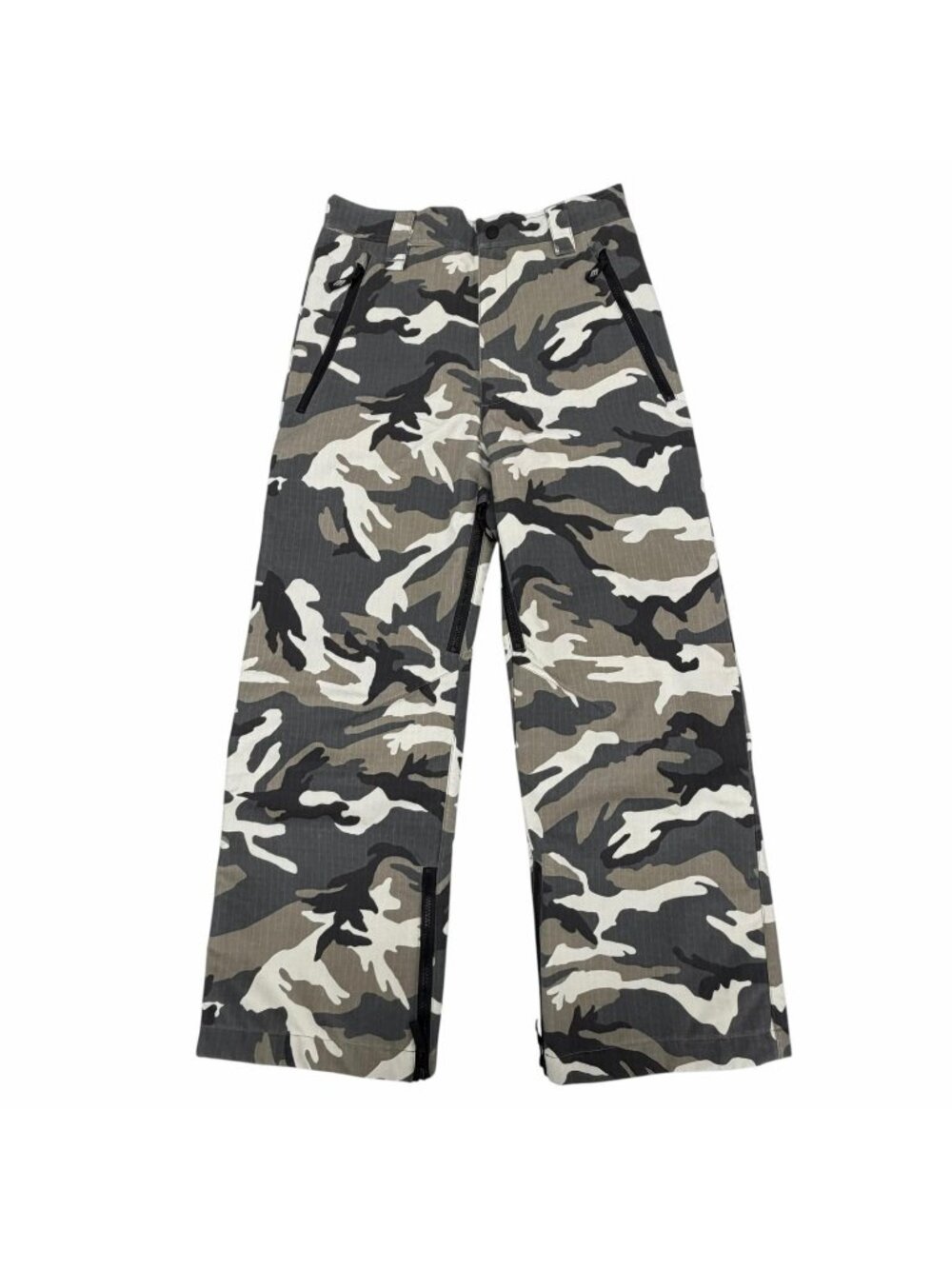Balenciaga Camouflage Pattern Padded Straight Pants Multi 46